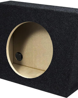 Absolute Single 12" Subwoofer Angled Truck or Hatchback Box Enclosure