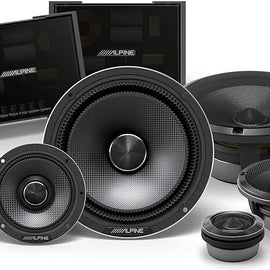 Alpine Status HDZ-653 600W Hi-Res 6-1/2" (16.5cm) 3-Way Component Speaker Set