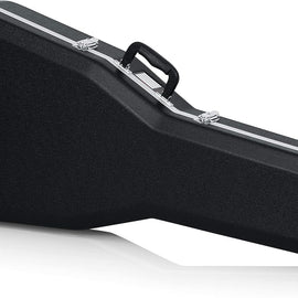 Gator Cases GC-DEEP BOWL Deluxe ABS Molded Case for Acoustic Guitars; Fits Ovation Style Deep Contour Acoustic Guitars