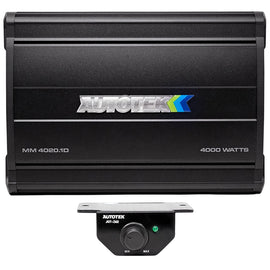 AUTOTEK MM-4020.1D 4000W Max 1-ohm Stable Monoblock Amplifier w/ Bass Knob Included
