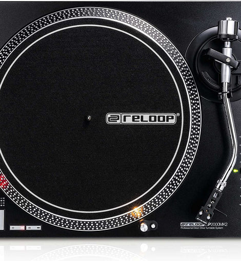 Reloop RP-2000MK2 QUARTZ-DRIVEN DJ TURNTABLE WITH DIRECT DRIVE