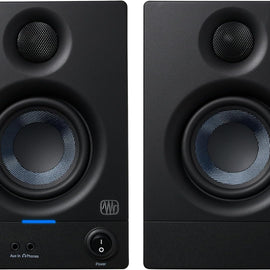 PreSonus Eris 3.5 Studio Monitors, Pair — Powered, Active Monitor Speakers for Near Field Music Production, Desktop Computer, Hi-Fi Audio