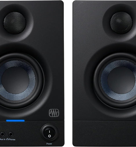 PreSonus Eris 3.5 Studio Monitors, Pair — Powered, Active Monitor Speakers for Near Field Music Production, Desktop Computer, Hi-Fi Audio