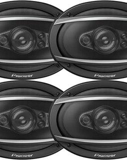 2 Pioneer TS-A6987S 6" x 9" 5-Way 700W Max 4-Ohms Car Audio Coaxial Speakers