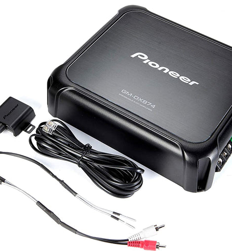 Pioneer GM-DX874 1200 Watts Class D 4-Channel Amplifier and Bass Boost Remote