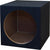 Absolute SS15 Single 15" Sealed 3/4" 2.01 cubic ft MDF Black Subwoofer Enclosure Box