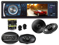 Absolute DMR-380 3.5 Single Din Receiver, Pioneer TS-A6966R 6x9", TS-G1620F 6.5" Speakers, TW600 Tweeter