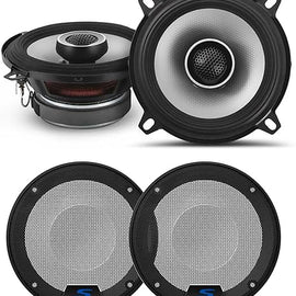 Alpine S2-S50 S-Series 5.25" Coaxial & KTE-S50G 5.25" S-Series Speaker Grill Bundle