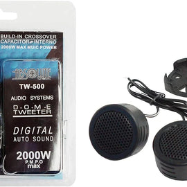 4 Absolute TW500 500 Watts Car Audio Piezo Super Dome Tweeter