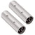 2 MR DJ AXLRMM-2 3-Pin XLR Male to 3-Pin XLR Male Audio Microphone Cable Extension Adapter Connector
