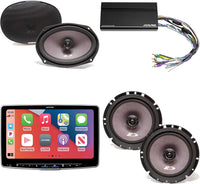 Alpine ILX-F511 11" Receiver SXE-1726S 6.5" SXE-6926S 6x9 KTA-450 Amplifier Power Pack