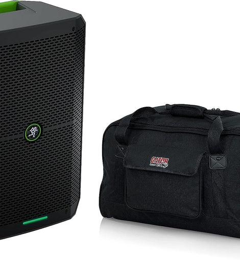 Mackie Thump Go 8″ Battery-Powered Loudspeaker, Gator GPA-Tote8, XLR Cable Bundle