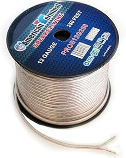 American Terminal PROS12G250 250FT 12 Gauge PRO PA DJ Car Home Marine Audio Speaker Wire Cable