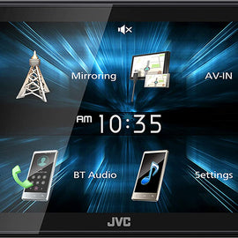 JVC KW-M150BT Bluetooth Car Stereo Receiver with USB Port 6.75" Touchscreen Display AM/FM Radio MP3 Player Double DIN 13-Band EQ