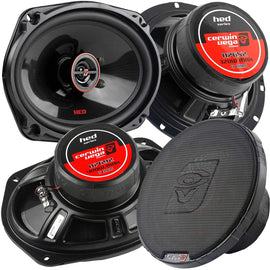 Cerwin Vega 6.5 and 6x9 2-Way Coaxial Speaker Combo 4 Ohm HED Series H7652 H7692