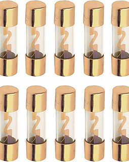 American Terminal TAGU250-10 250 Amp Gold-Plated AGU Glass Fuse (10 Pack)