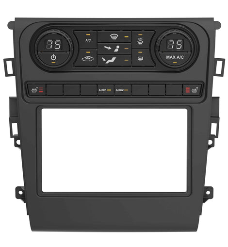 Metra 99-5854B DIN Dash Kit - Compatible Fits for Ford Fusion (w/manual climate control) 2013-2019