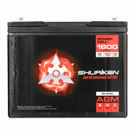 Shuriken SK-BT80 12V High Performance AGM Power Cell Battery for Systems Up To 1800 Watts