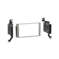 Metra 95-7325S Double DIN Silver Radio Installation Kit - Compatible Fits for  Hyundai Santa Fe 2007-2012