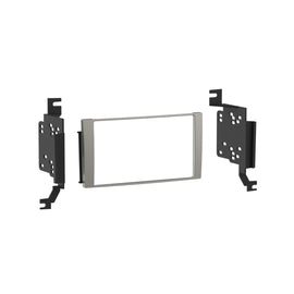 Metra 95-7325S Double DIN Silver Radio Installation Kit - Compatible Fits for  Hyundai Santa Fe 2007-2012