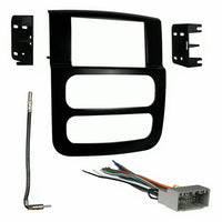 Absolute ABS95-6522B Fits Dodge Ram Pickup 1500 2002-2005 Harness Install Dash Kit