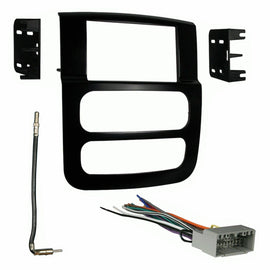 Absolute ABS95-6522B Fits Dodge Ram Pickup 1500 2002-2005 Harness Install Dash Kit