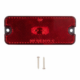 Heise Trailer	HE-TRRF01 Red Trailer Marker/Clearance Light with Reflector - 4 Inch