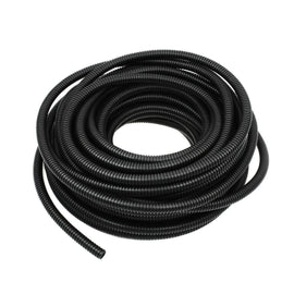 100 FT 1/4" SPLIT WIRE LOOM CABLE CONDUIT POLYETHYLENE TUBING 100 FEET 1/4"