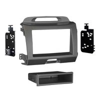 Metra 99-7344G Single-DIN Car Stereo Dash Kit - Compatible Fits for Kia Sportage 2011-2016