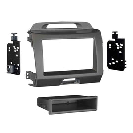 Metra 99-7344G Single-DIN Car Stereo Dash Kit - Compatible Fits for Kia Sportage 2011-2016