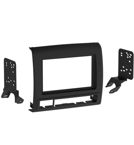 Metra 95-8235B Double DIN Dash Black Installation Kit - Compatible Fits for Toyota Tacoma 2012-2015