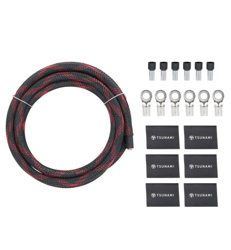 Tsunami TSX-PWB0 50Ft Spool Black 0ga w/Acc Kit
