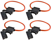 4 XP Audio XATC8G 8 Gauge ATC In-Line Blade Fuse Holder OFC Copper Wire Protection