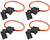4 XP Audio XATC8G 8 Gauge ATC In-Line Blade Fuse Holder OFC Copper Wire Protection