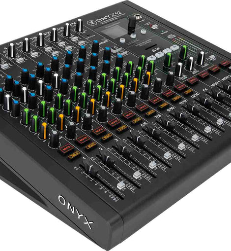 Mackie Onyx12, 12 Channel Premium Audio Mixer with Multitrack USB