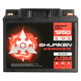 Shuriken SK-BT45 1250W 12V High Performance AGM Power Cell Battery