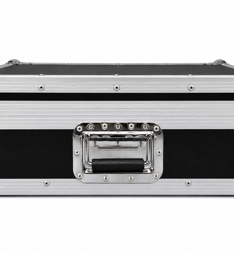 MR DJ CASE500 Universal Flight Chest Style DJ Coffin Case Removable Cover Foam Interior Lockable Butterfly Latches