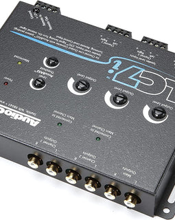 Audio Control LC7i 6-channel line output converter with bass restoration — adds aftermarket subs and amps to a factory system (Black)