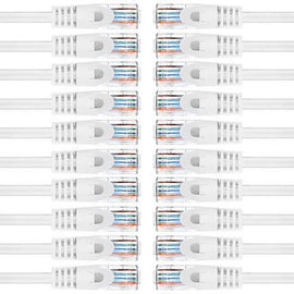 20 American Terminal EPC3WH 3' Cat6 patch cableCat6a Ethernet network patch cable RJ45 23AWG 600M solid copper wire 3' White