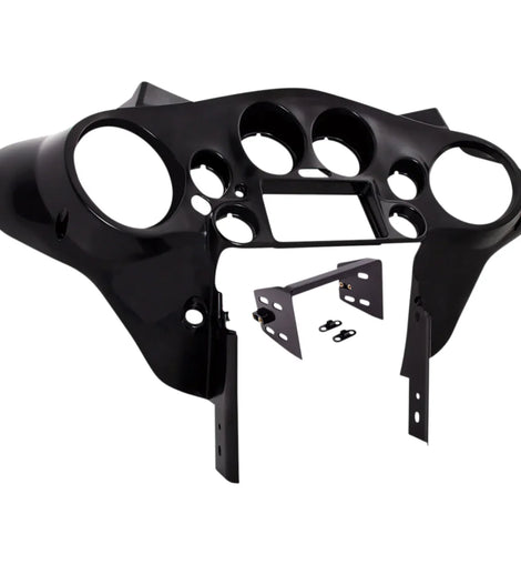 Saddle Tramp 95-HDIF-NP Double DIN Inner Fairing Stereo Dash Kit Unpainted