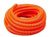 American Terminal 1/2" Dia. x 100 ft Orange Flexible Polyethylene Corrugated Split Tubing Wire Loom