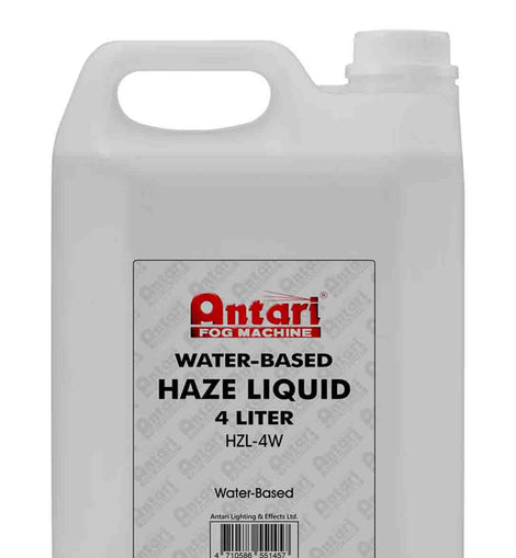 Antari HZL-4W Water Based Haze Fluid - 4L Bottle