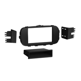 Metra 99-7360B Single-DIN Car Stereo Black Dash Kit - Compatible Fits for Kia Soul 2014-2019
