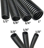 American Terminal 140' (20 feet x 7) 1/8" 1/4" 3/8" 1/2" 5/8" 3/4" 1" split wire loom conduit tubing