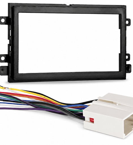 Metra 95-5812 Dash Kit + Harness Fits 2004-07 Ford and Mercury vehicles double-DIN