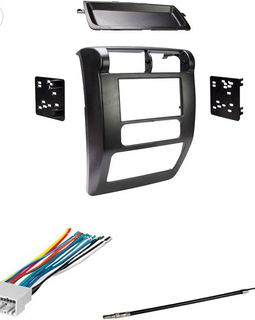 Metra 95-6541 Double DIN Dash Kit 2003-2006 Jeep Wrangler Bundle