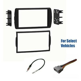Metra 95-6547B Double DIN Dash Kit for Dodge Durango 2002-2003 Dakota 2002-2004 + Wire Harness + Antenna