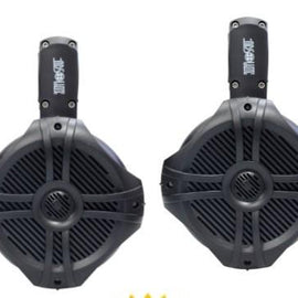 2 Absolute MPS65B Wake Board Speakers<br/>Marine RV 6.5" 200W RMS Wake Tower POD Enclosure Speaker