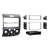Metra 99-7517S Single or Double-DIN Car Stereo Dash Kit - Compatible Fits for Mazda BT-50/Ford Ranger (Not for North American Models)