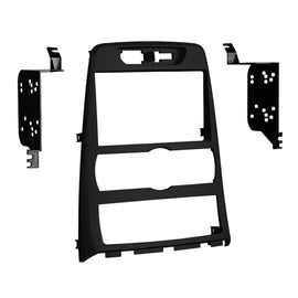 Metra 95-7336B Double-DIN Car Stereo Black Dash Kit - Compatible Fits for Hyundai Genesis Coupe 2010-2011